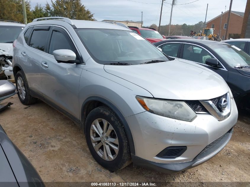 VIN KNMAT2MV1FP563958 2015 Nissan Rogue, SV no.1