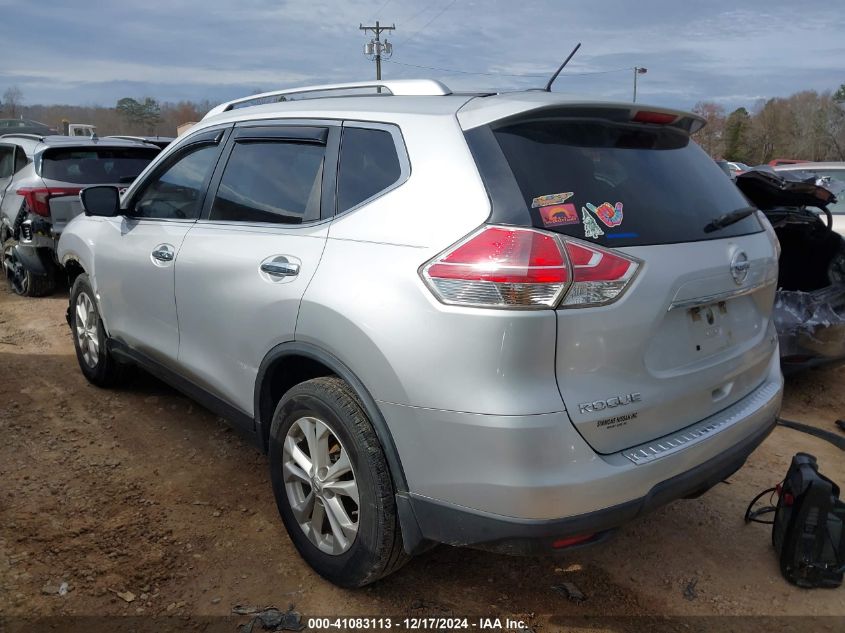 VIN KNMAT2MV1FP563958 2015 Nissan Rogue, SV no.3