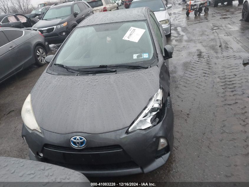 2013 Toyota Prius C VIN: JTDKDTB30D1052282 Lot: 41083228