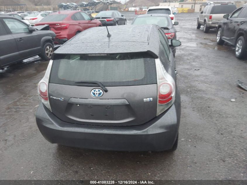 2013 Toyota Prius C VIN: JTDKDTB30D1052282 Lot: 41083228