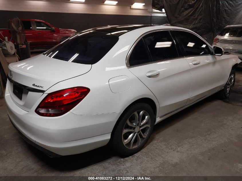 VIN 55SWF4KB2GU107754 2016 MERCEDES-BENZ C 300 no.4