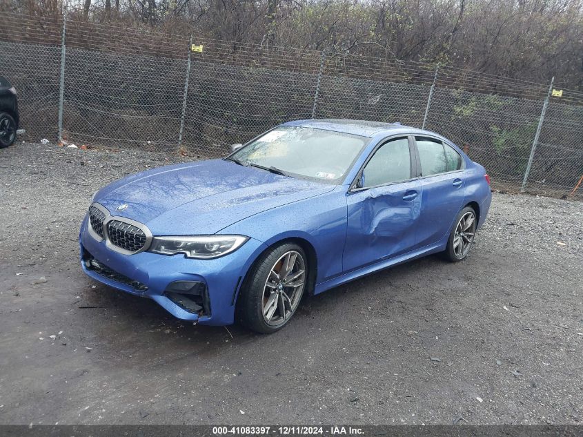 VIN 3MW5U9J01M8B54108 2021 BMW 3 Series, M340I Xdrive no.2