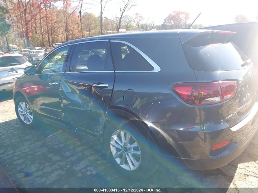 2020 Kia Sorento 2.4L Lx VIN: 5XYPG4A31LG688373 Lot: 41083415