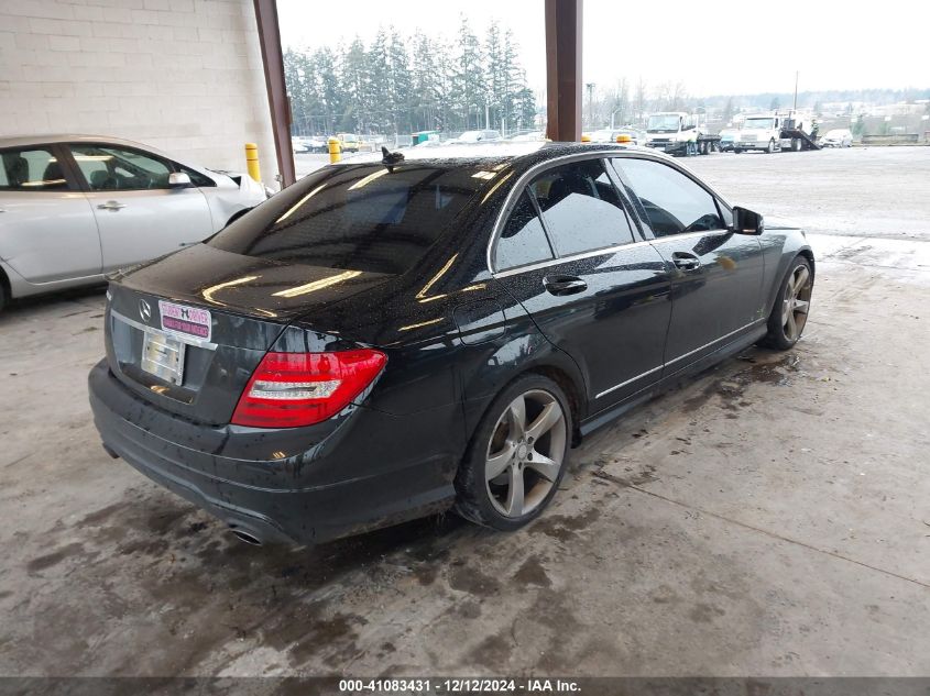 VIN WDDGF5HB9EA916439 2014 MERCEDES-BENZ C 350 no.4