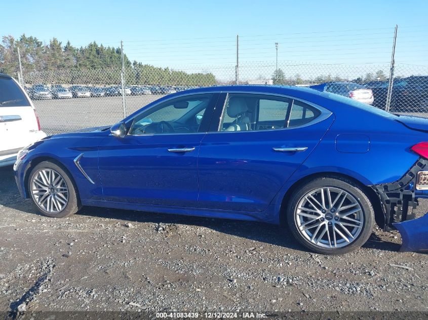 VIN KMTG34LA3MU072540 2021 Genesis G70, 2.0T Awd no.14