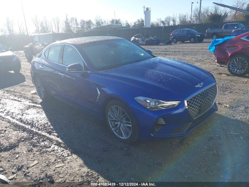 VIN KMTG34LA3MU072540 2021 Genesis G70, 2.0T Awd no.1