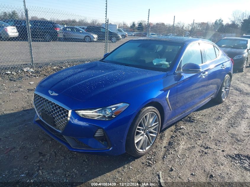 VIN KMTG34LA3MU072540 2021 Genesis G70, 2.0T Awd no.2