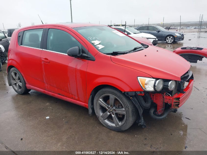 VIN 1G1JH6SB8D4172668 2013 Chevrolet Sonic, Rs Manual no.1