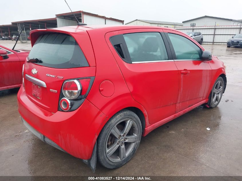 VIN 1G1JH6SB8D4172668 2013 Chevrolet Sonic, Rs Manual no.4