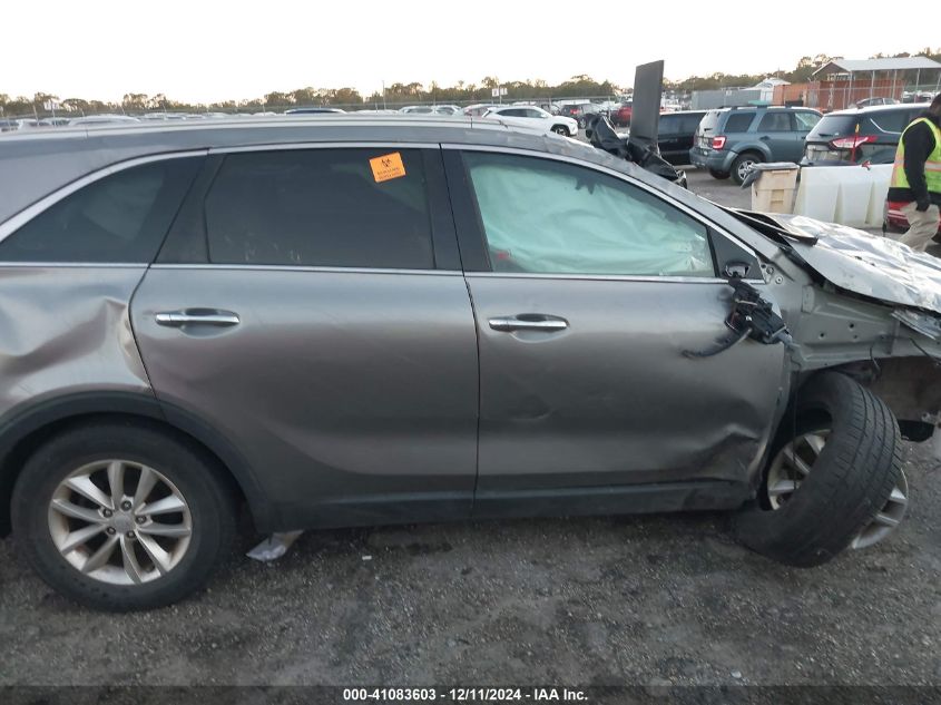 2017 Kia Sorento 2.4L Lx VIN: 5XYPG4A38HG272425 Lot: 41083603