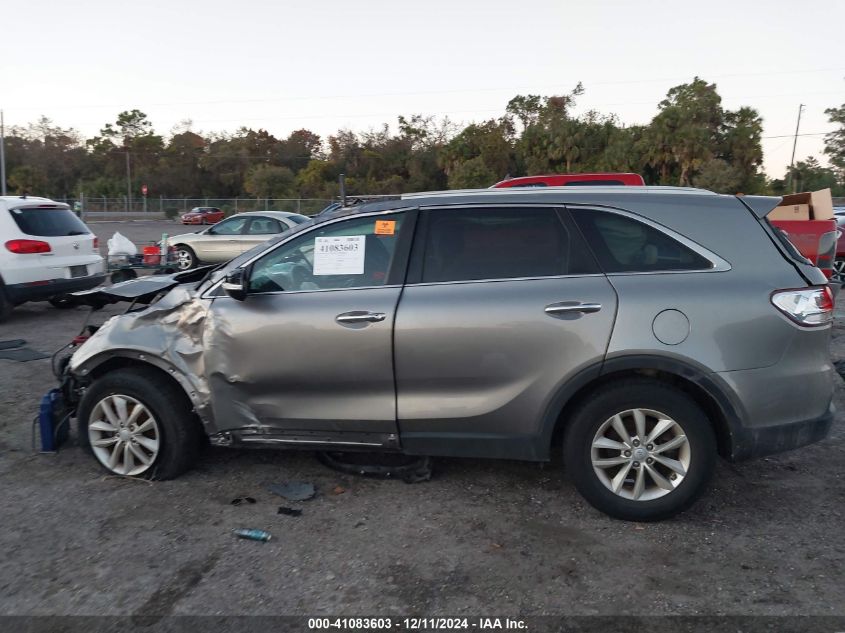 2017 Kia Sorento 2.4L Lx VIN: 5XYPG4A38HG272425 Lot: 41083603