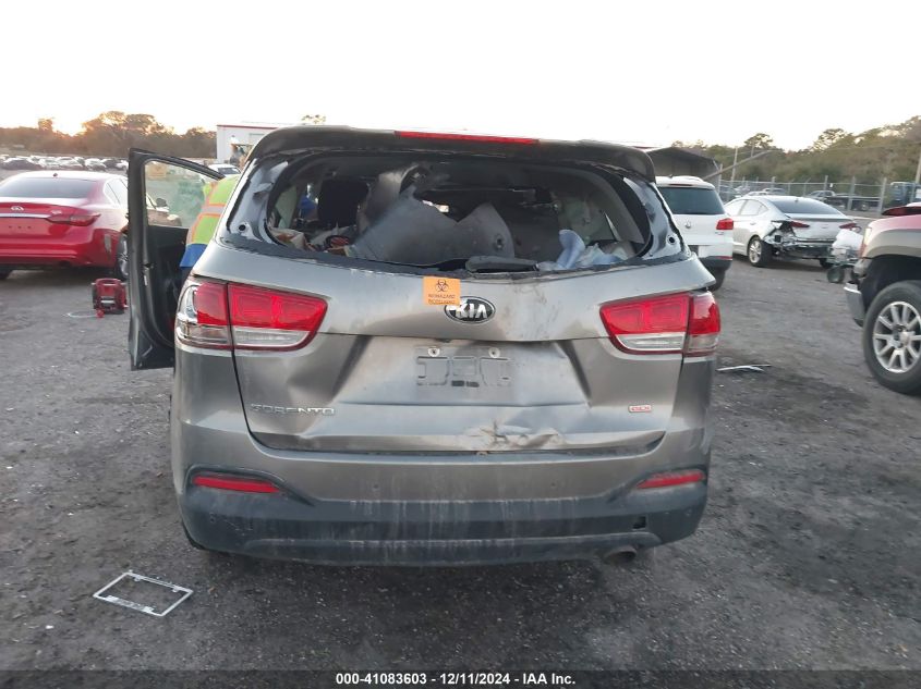 2017 KIA SORENTO 2.4L LX - 5XYPG4A38HG272425