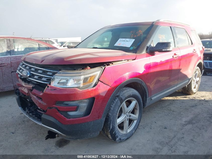 VIN 1FM5K8DH2GGC47029 2016 FORD EXPLORER no.2