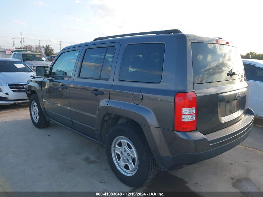 VIN 1C4NJPBB8FD203794 2015 Jeep Patriot, Sport no.3