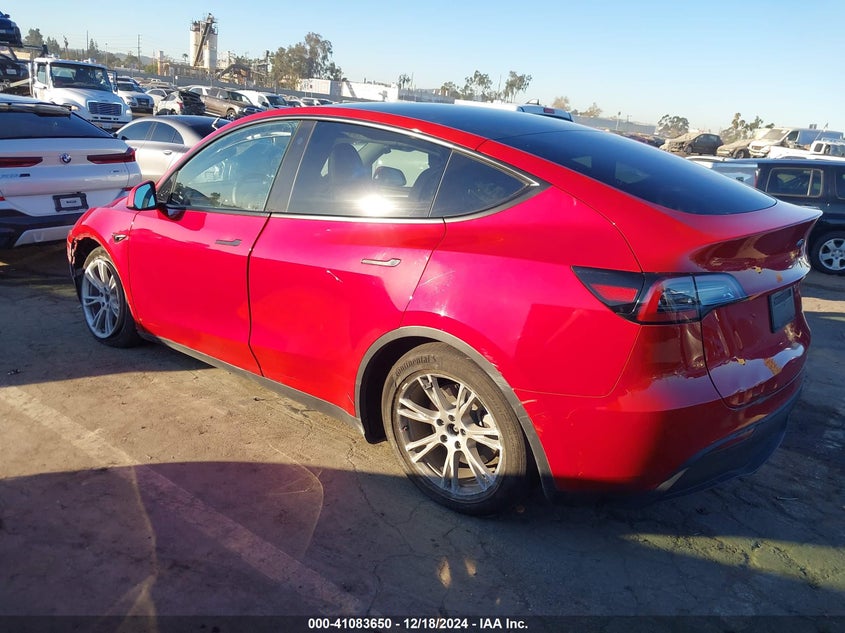 Vin: 7saygdee1pa129287, lot: 41573743, tesla model y awd/long range dual motor all-wheel drive 20233