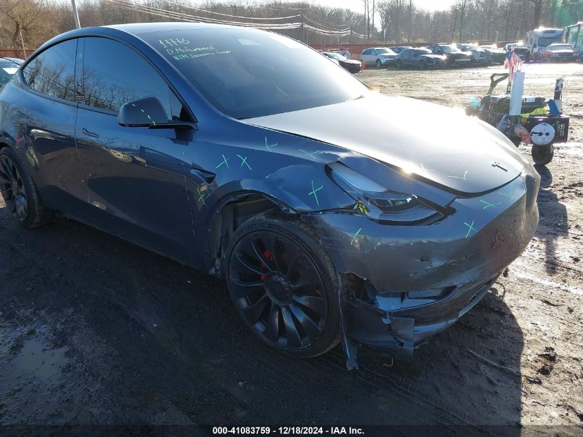 2023 Tesla Model Y Performance Dual Motor All-Wheel Drive VIN: 7SAYGDEF7PF897349 Lot: 41083759