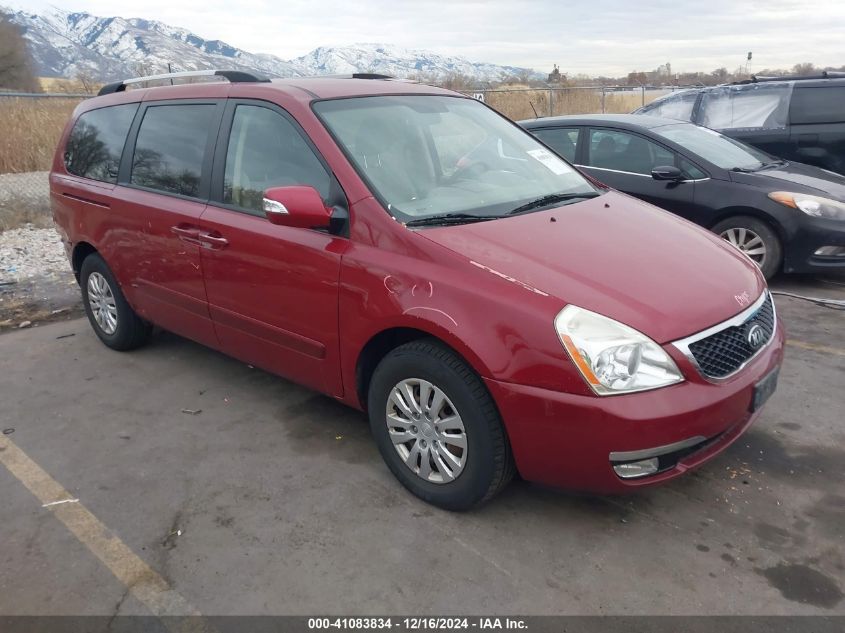 VIN KNDMG4C73E6542324 2014 KIA Sedona, LX no.1