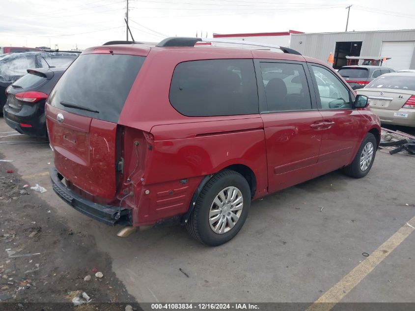 VIN KNDMG4C73E6542324 2014 KIA Sedona, LX no.4