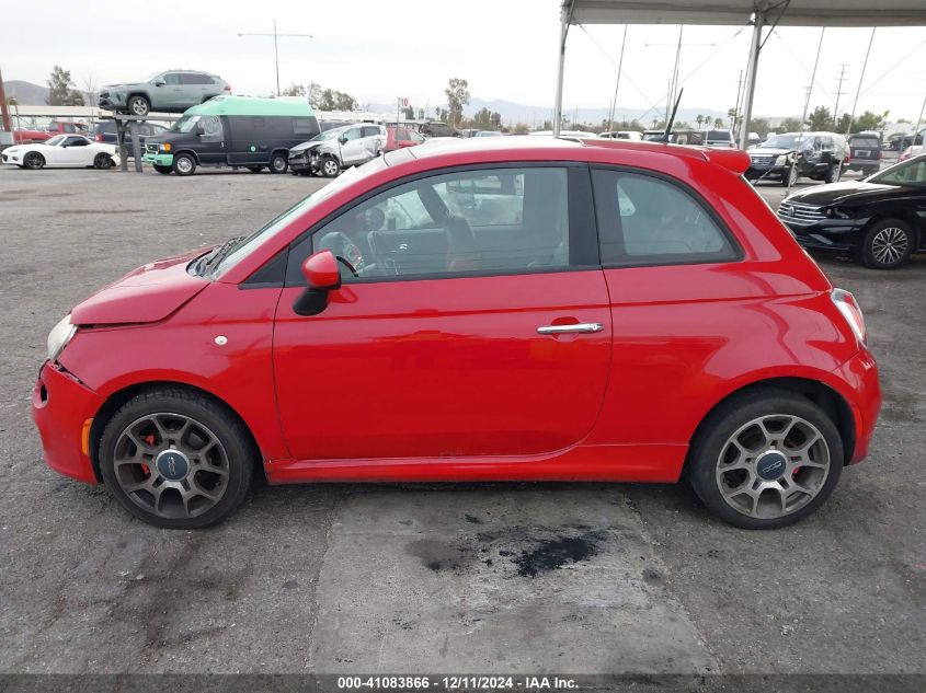 VIN 3C3CFFBR1DT563257 2013 FIAT 500 no.14