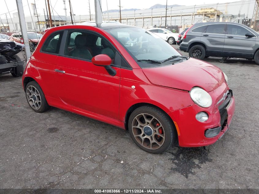 VIN 3C3CFFBR1DT563257 2013 FIAT 500 no.1