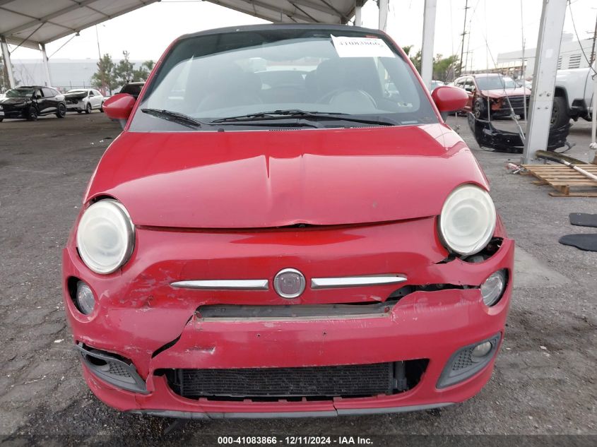 VIN 3C3CFFBR1DT563257 2013 FIAT 500 no.6