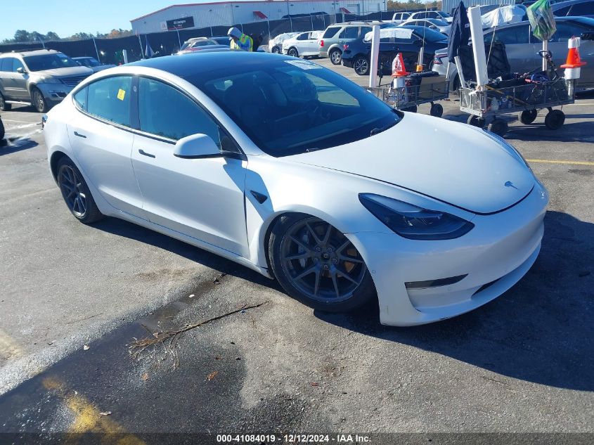 VIN 5YJ3E1EB3MF902079 2021 Tesla Model 3, Long Rang... no.1