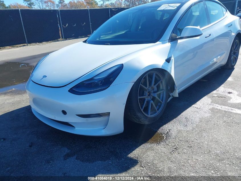 2021 Tesla Model 3 Long Range Dual Motor All-Wheel Drive VIN: 5YJ3E1EB3MF902079 Lot: 41084019