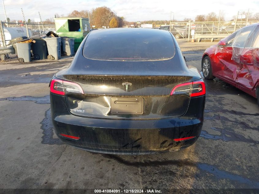 2021 Tesla Model 3 Standard Range Plus Rear-Wheel Drive VIN: 5YJ3E1EA5MF031614 Lot: 41084091