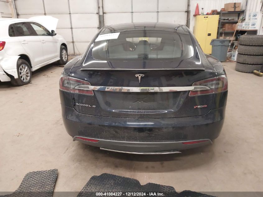 2014 Tesla Model S P85D VIN: 5YJSA1H22EFP62787 Lot: 41084227