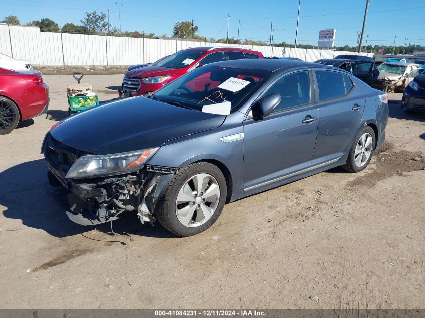 VIN KNAGN4AD6E5066844 2014 KIA Optima, Hybrid EX no.2