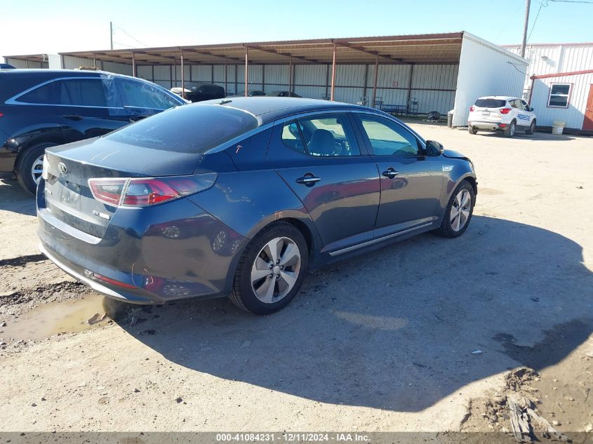 VIN KNAGN4AD6E5066844 2014 KIA Optima, Hybrid EX no.4