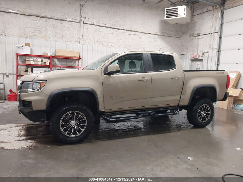 2021 Chevrolet Colorado 4Wd Short Box Zr2 VIN: 1GCGTEEN5M1267660 Lot: 41084347