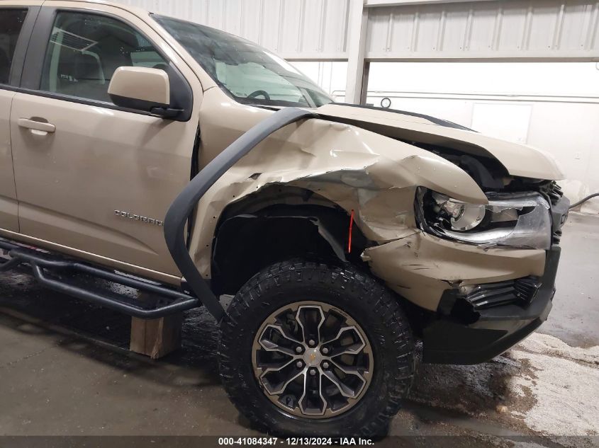 2021 Chevrolet Colorado 4Wd Short Box Zr2 VIN: 1GCGTEEN5M1267660 Lot: 41084347