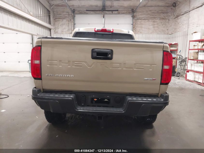 2021 Chevrolet Colorado 4Wd Short Box Zr2 VIN: 1GCGTEEN5M1267660 Lot: 41084347