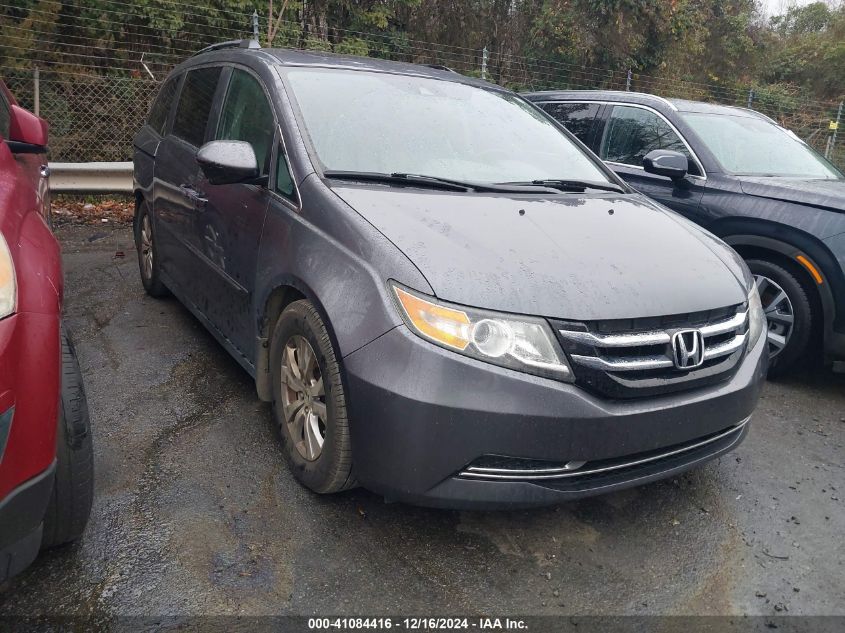 VIN 5FNRL5H65EB068565 2014 Honda Odyssey, Ex-L no.1