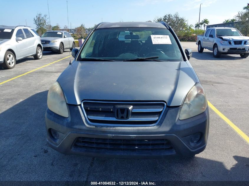 2006 Honda Cr-V Lx VIN: SHSRD68586U406030 Lot: 41084532