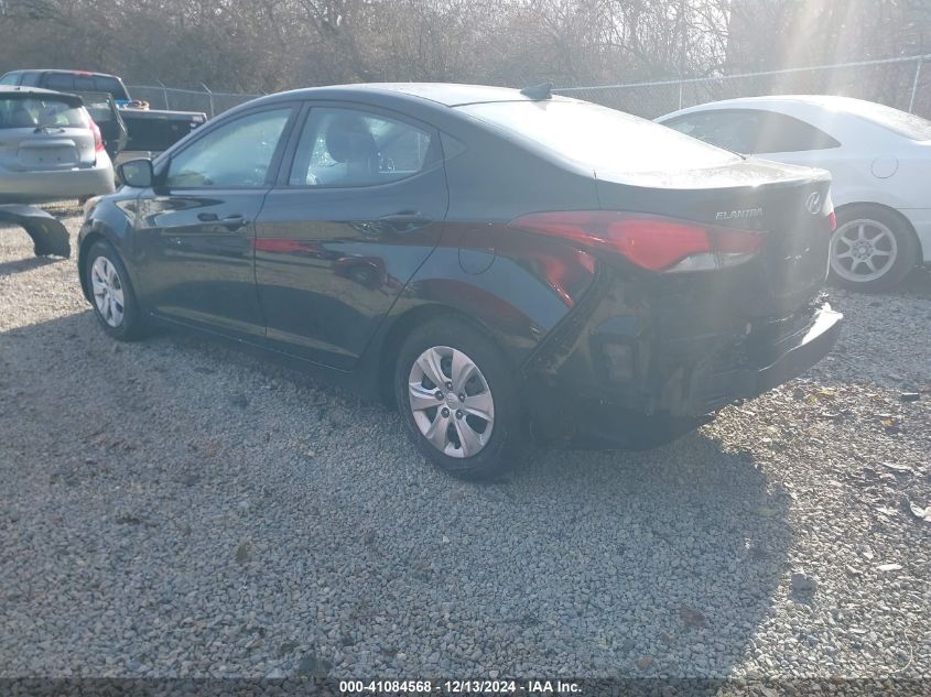 VIN 5NPDH4AE3GH763350 2016 HYUNDAI ELANTRA no.3