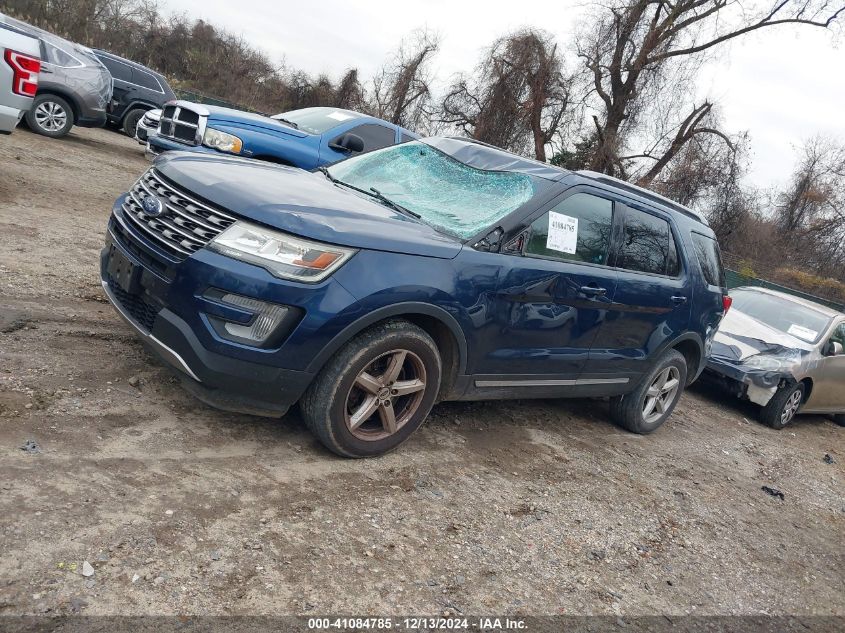 2017 Ford Explorer Xlt VIN: 1FM5K8D80HGB66290 Lot: 41084785