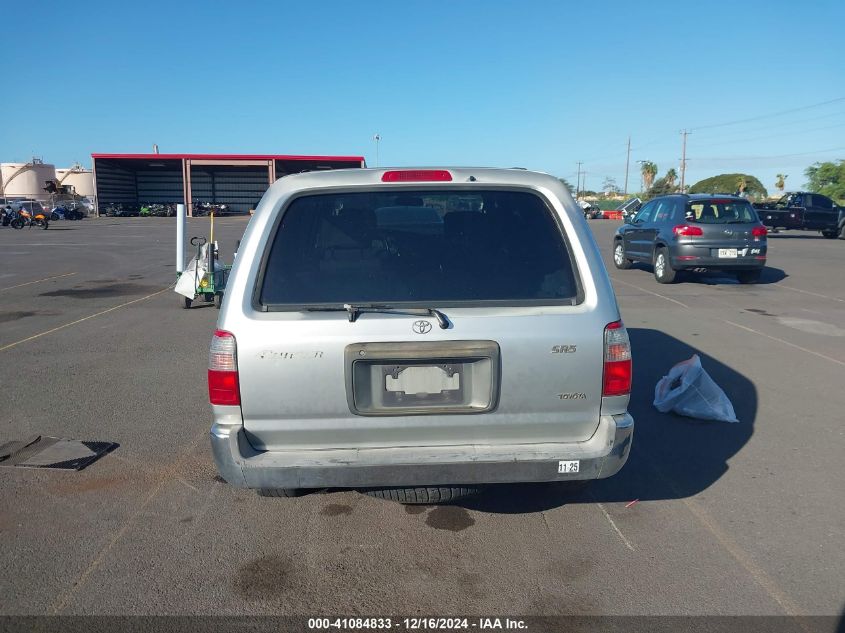 2000 Toyota 4Runner VIN: JP3GN86R2Y0172356 Lot: 41084833