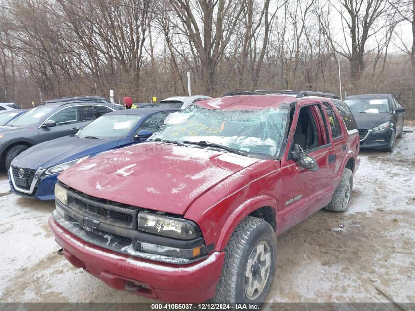 2004 Chevrolet Blazer Ls VIN: 1GNDT13XX4K151162 Lot: 41085037