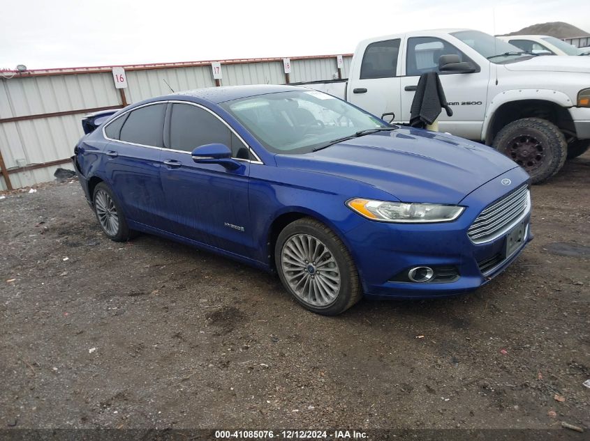 VIN 3FA6P0RU6DR304117 2013 Ford Fusion, Hybrid Tita... no.1