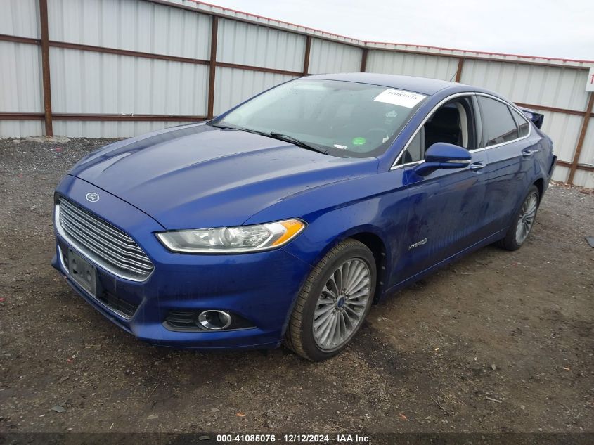 VIN 3FA6P0RU6DR304117 2013 Ford Fusion, Hybrid Tita... no.2