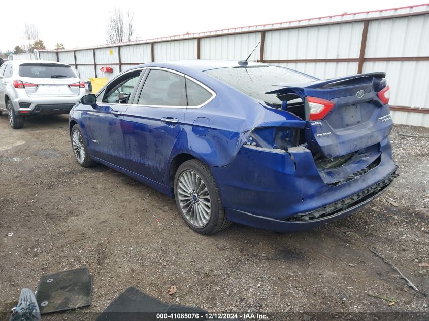 VIN 3FA6P0RU6DR304117 2013 Ford Fusion, Hybrid Tita... no.3