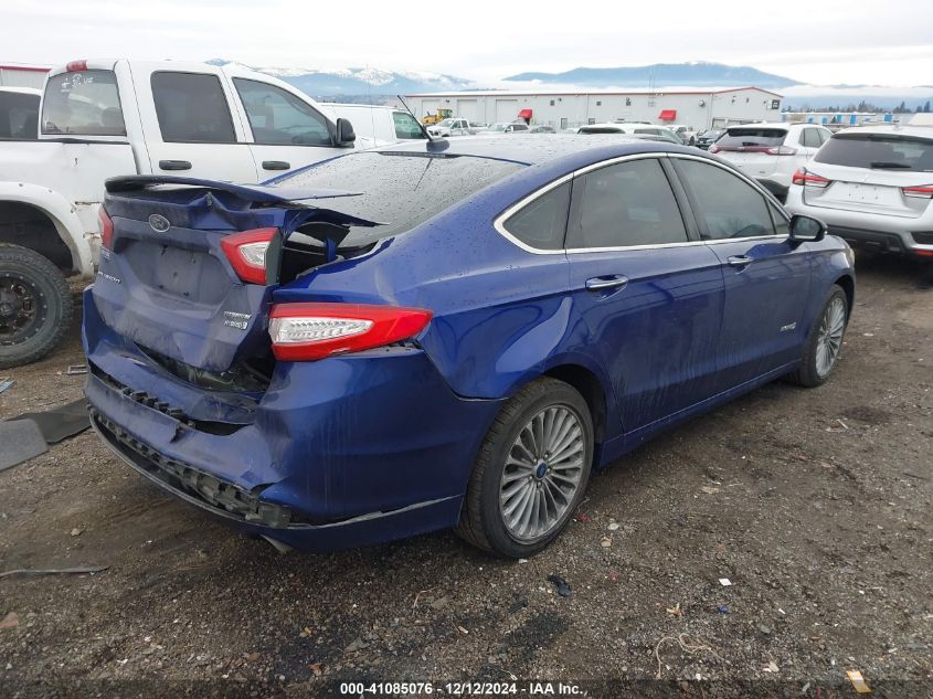 VIN 3FA6P0RU6DR304117 2013 Ford Fusion, Hybrid Tita... no.4