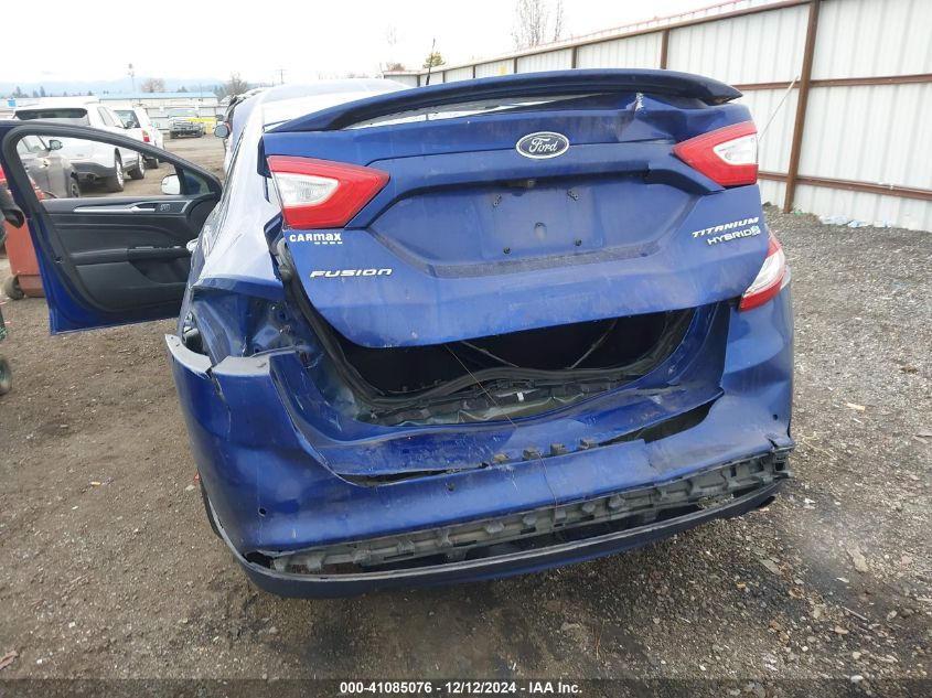 VIN 3FA6P0RU6DR304117 2013 Ford Fusion, Hybrid Tita... no.6