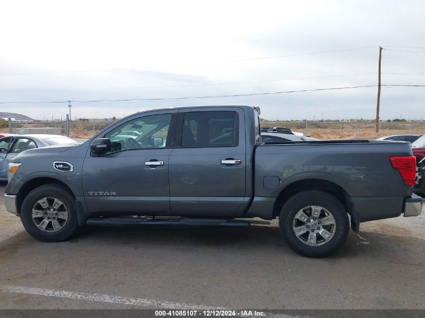 2017 Nissan Titan Sv VIN: 1N6AA1EK9HN515401 Lot: 41085107