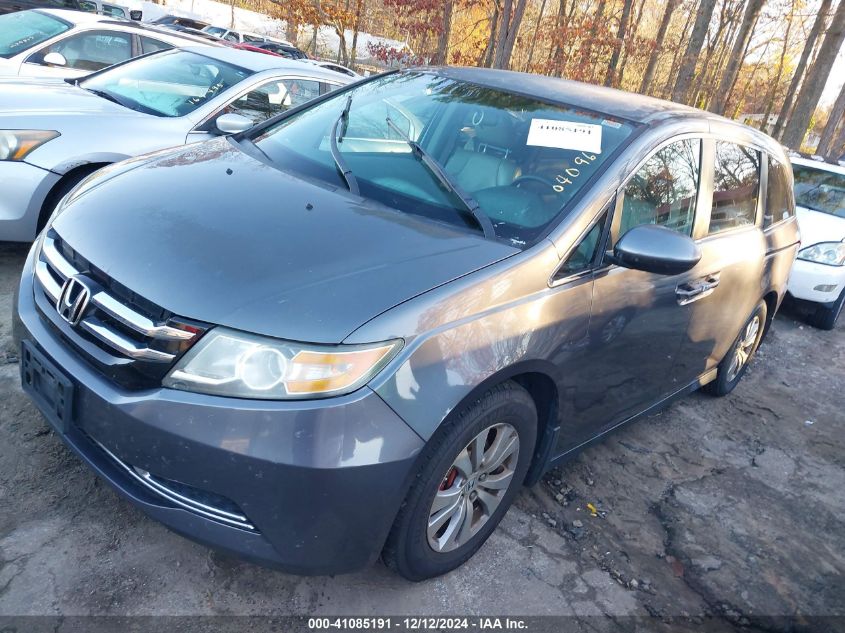 VIN 5FNRL5H32GB040960 2016 Honda Odyssey, SE no.2