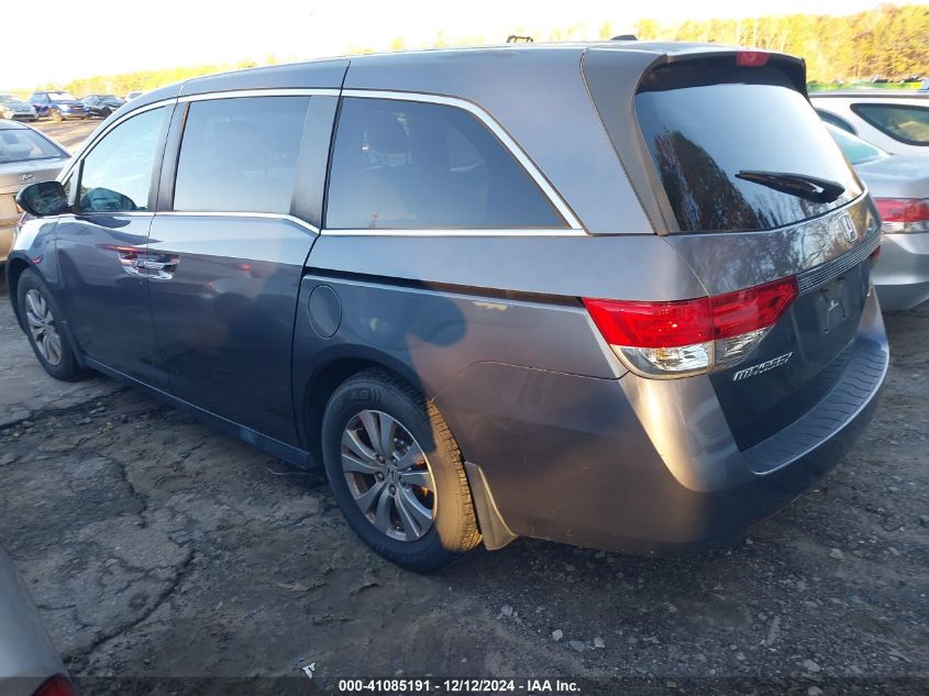 VIN 5FNRL5H32GB040960 2016 Honda Odyssey, SE no.3