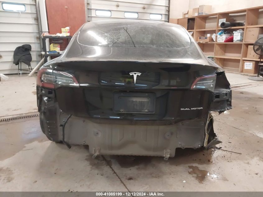 2020 Tesla Model 3 Long Range Dual Motor All-Wheel Drive VIN: 5YJ3E1EB5LF600985 Lot: 41085199