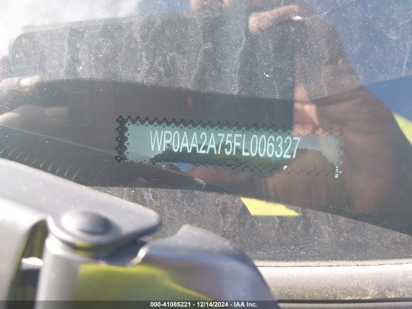 2015 PORSCHE PANAMERA 4 - WP0AA2A75FL006327